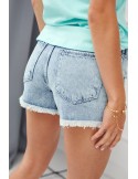 Denim shorts with holes 30073 - Online store - Boutique